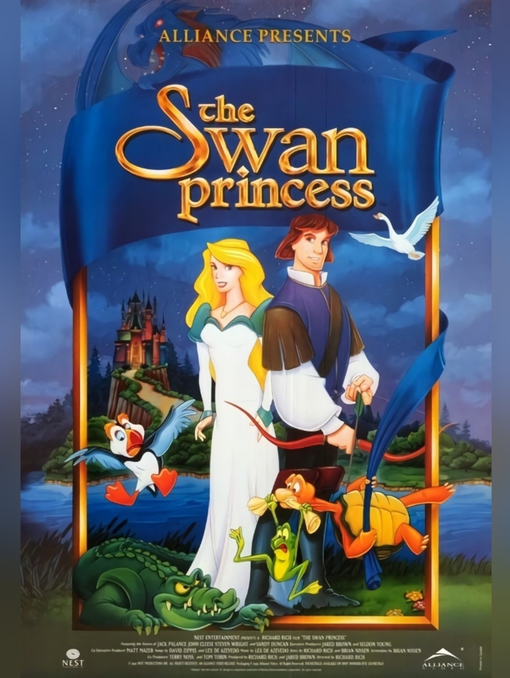 Custom Fridge Magnet The Swan Princess Movie Poster Home Decor
